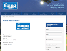 Tablet Screenshot of insuranceprosonline.com